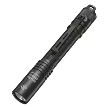 Linterna Nitecore MT2A Pro – LED, batería de Li-Ion integrada, recargable por USB, mín. 50 lm, aluminio, IP68, 142,8 mm, 40 g, negra