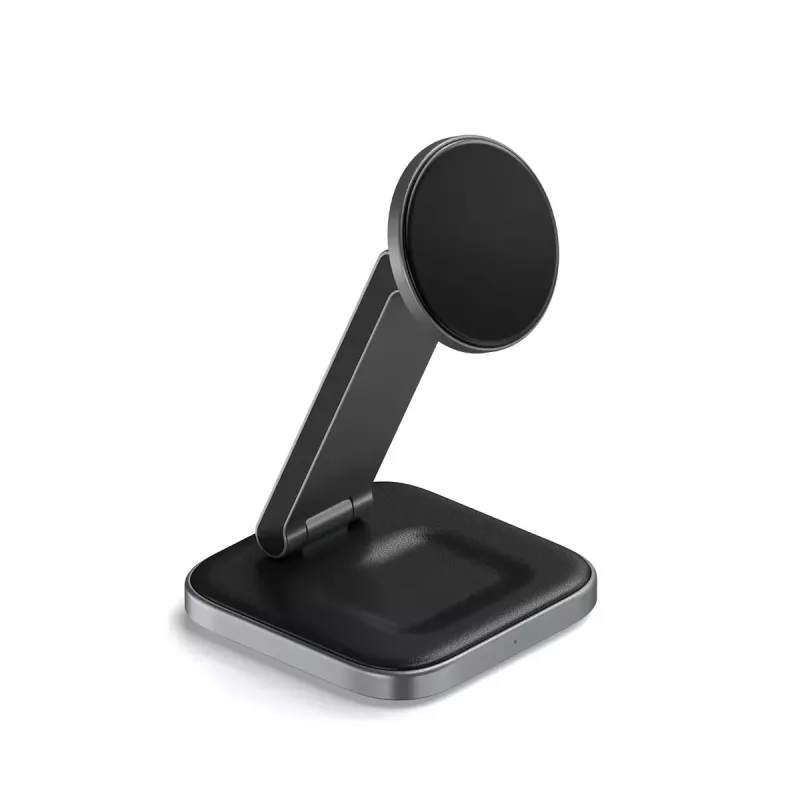 Cargador Satechi ST-Q21FM Inalámbrico para interiores USB Type-C para auriculares Smartphone Gris