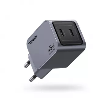 Cargador móvil Ugreen 35008 Universal Gris Carga rápida por CA para interiores