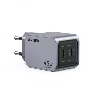 Cargador móvil Ugreen 35008 Universal Gris Carga rápida por CA para interiores