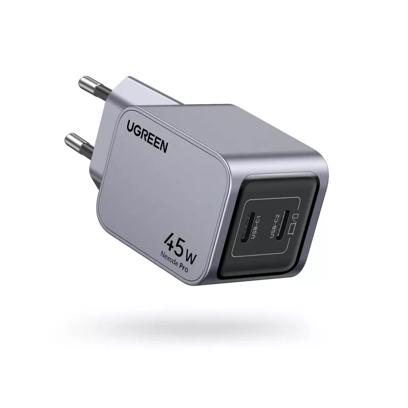 Cargador móvil Ugreen 35008 Universal Gris Carga rápida por CA para interiores