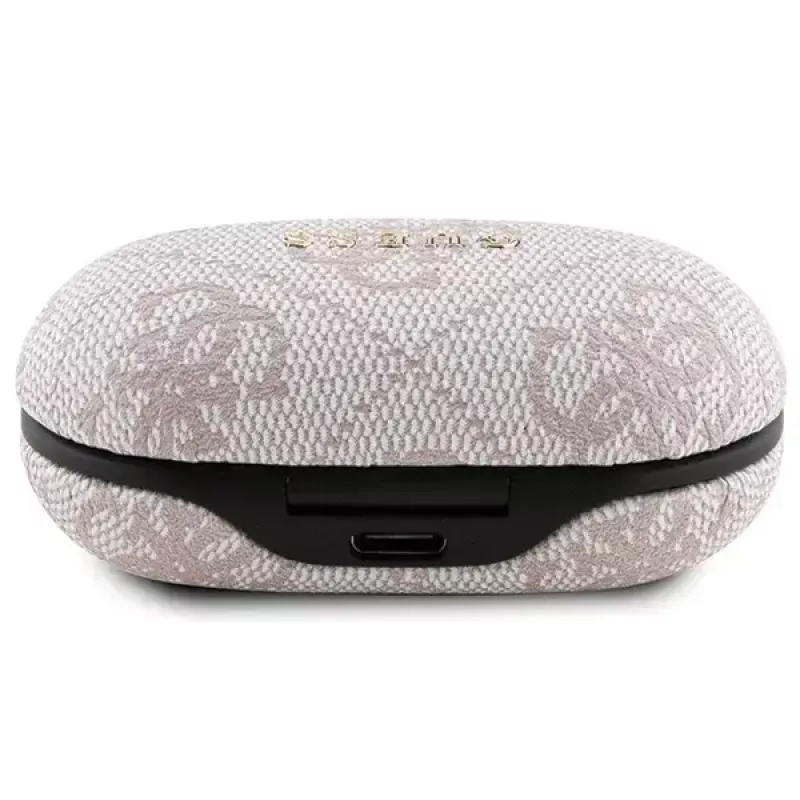 Auriculares Guess GUTWSP4EGP TWS Bluetooth + ENC Dock rosa