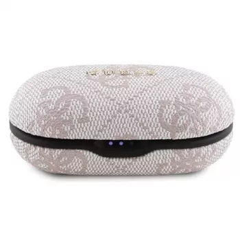 Auriculares Guess GUTWSP4EGP TWS Bluetooth + ENC Dock rosa