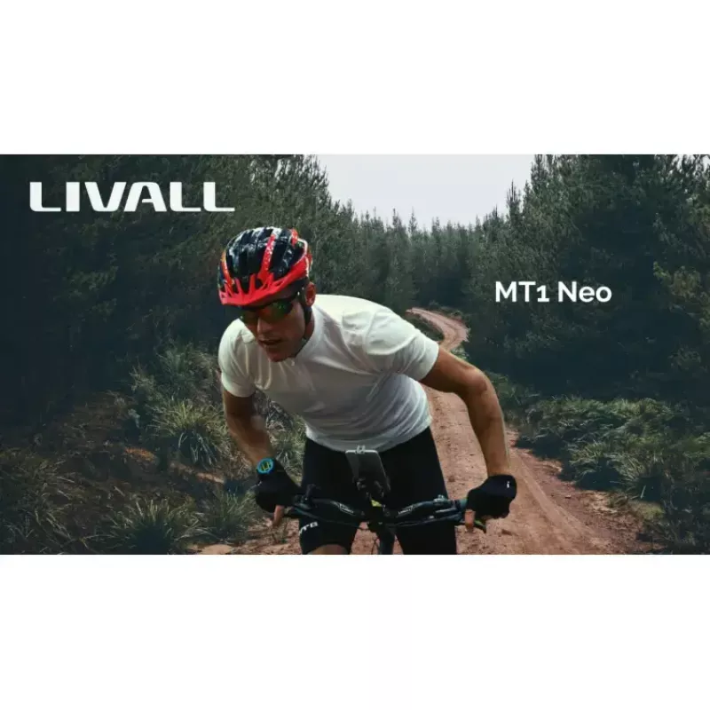 Semirrápido de protección Livall MT1 Neo — carcasa rígida, acabado brillante