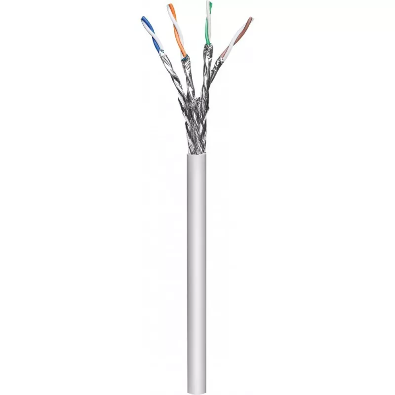 Cable de red Techly ITP-C6A-FLS305 gris 305 m Cat6a S/FTP (S-STP)