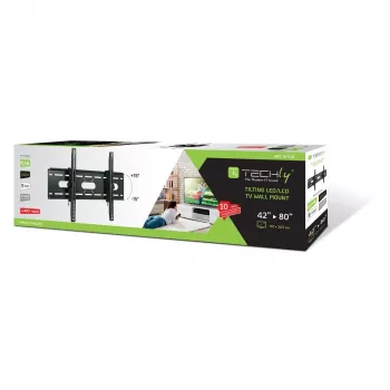Soporte de pared inclinable Techly para TV LED LCD 42-80
