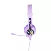 buddy phones Galaxy lila — auriculares over-ear para niños, diadema ajustable, volumen limitado