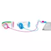 buddy phones Galaxy lila — auriculares over-ear para niños, diadema ajustable, volumen limitado