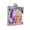 buddy phones Galaxy lila — auriculares over-ear para niños, diadema ajustable, volumen limitado