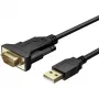 Cable serie Techly IDATA-USB2-SER-1 negro 1,5 m USB Type-A DB-9