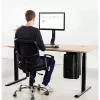 Soporte de CPU Techly ICA-CS 66 soporte de CPU bajo escritorio negro