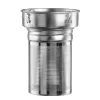 Botella de agua Xavax 00181598 — 450 ml vidrio borosilicato con funda de silicona, azul transparente