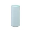 Botella de agua Xavax 00181598 — 450 ml vidrio borosilicato con funda de silicona, azul transparente