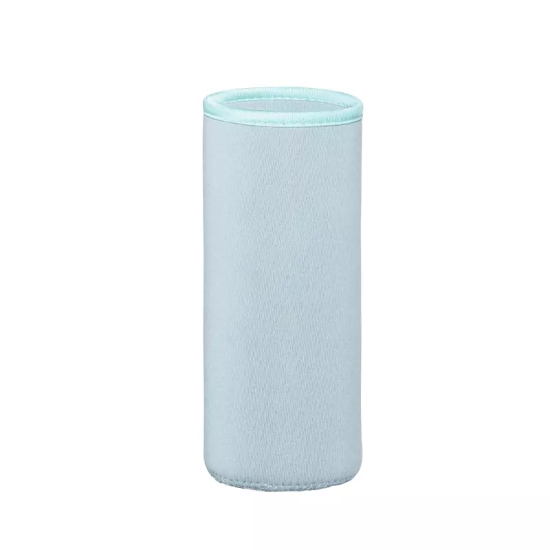 Botella de agua Xavax 00181598 — 450 ml vidrio borosilicato con funda de silicona, azul transparente