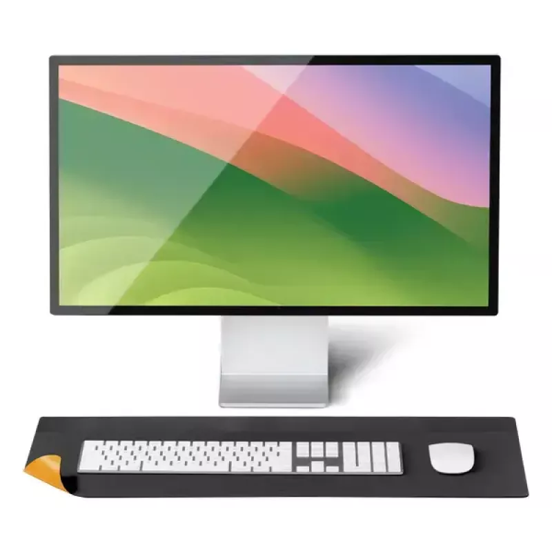 Alfombrilla de escritorio para ratón Native Union DESK-MAT-BLKKFT 650×360 mm poliéster poliuretano base antideslizante negro naranja
