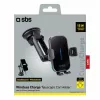 Soporte activo para coche SBS Mobile TESUPEXTWIR15W para móviles, negro