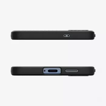 Funda Spigen Galaxy S25 Liquid Air negro mate monocromático