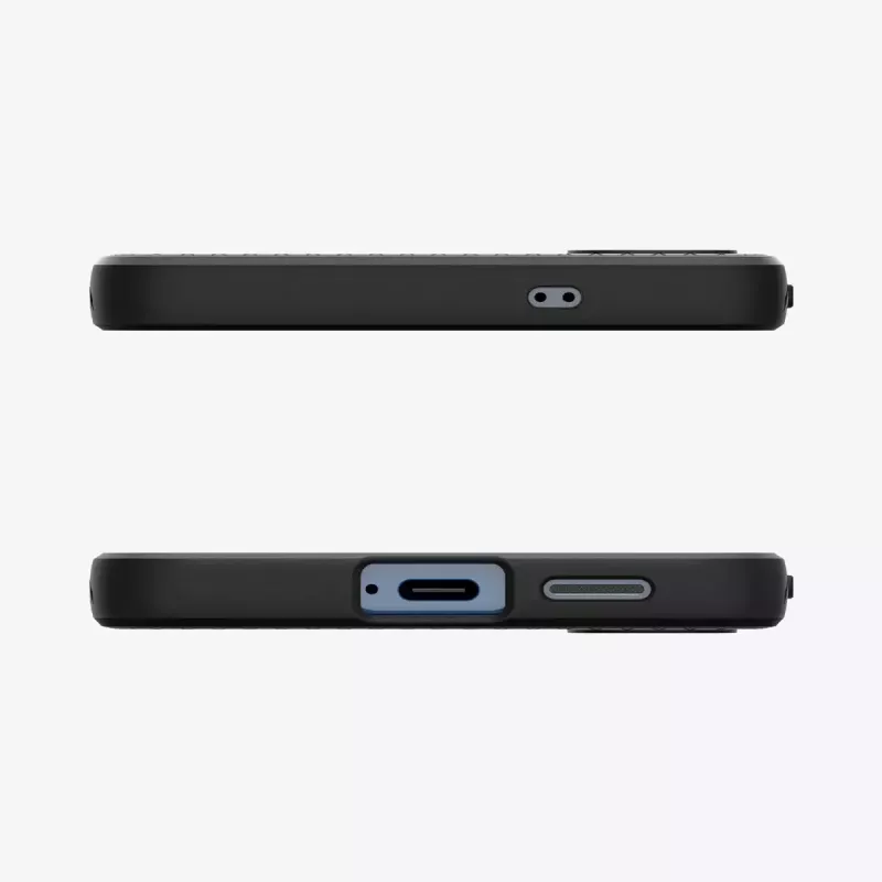 Funda Spigen Galaxy S25 Liquid Air negro mate monocromático