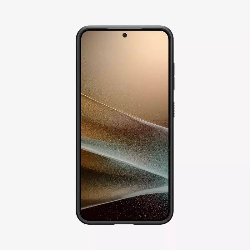 Funda Spigen Galaxy S25 Liquid Air negro mate monocromático