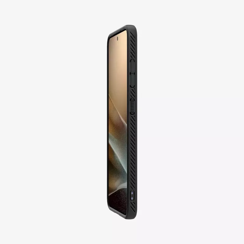 Funda Spigen Galaxy S25 Liquid Air negro mate monocromático