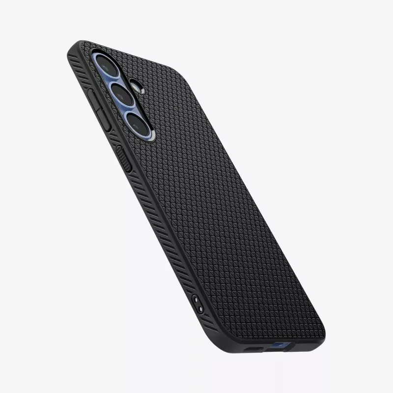 Funda Spigen Galaxy S25 Liquid Air negro mate monocromático
