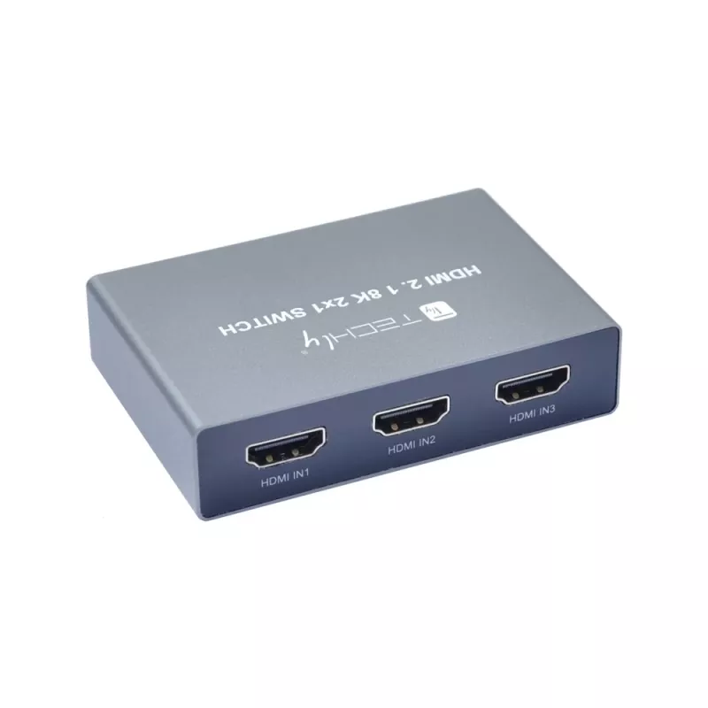 Conmutador de vídeo Techly IDATA HDMI-2138KT HDMI 60Hz 2m