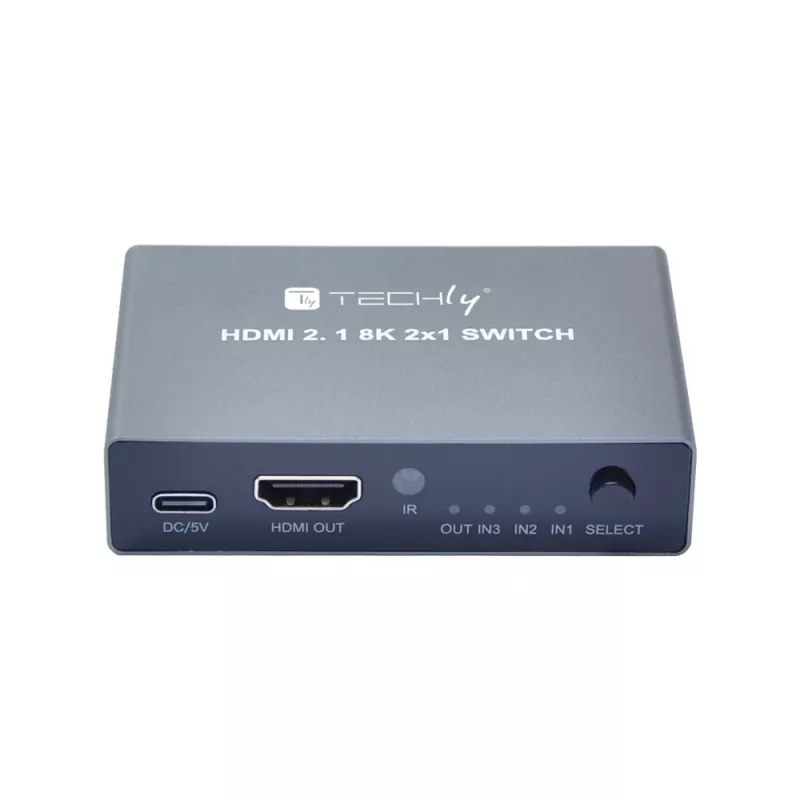 Conmutador de vídeo Techly IDATA HDMI-2138KT HDMI 60Hz 2m