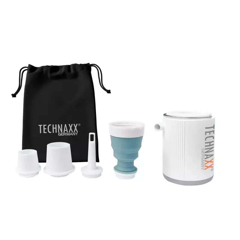 Bomba de aire eléctrica Technaxx TX-261 180 l/min batería 1360 mAh