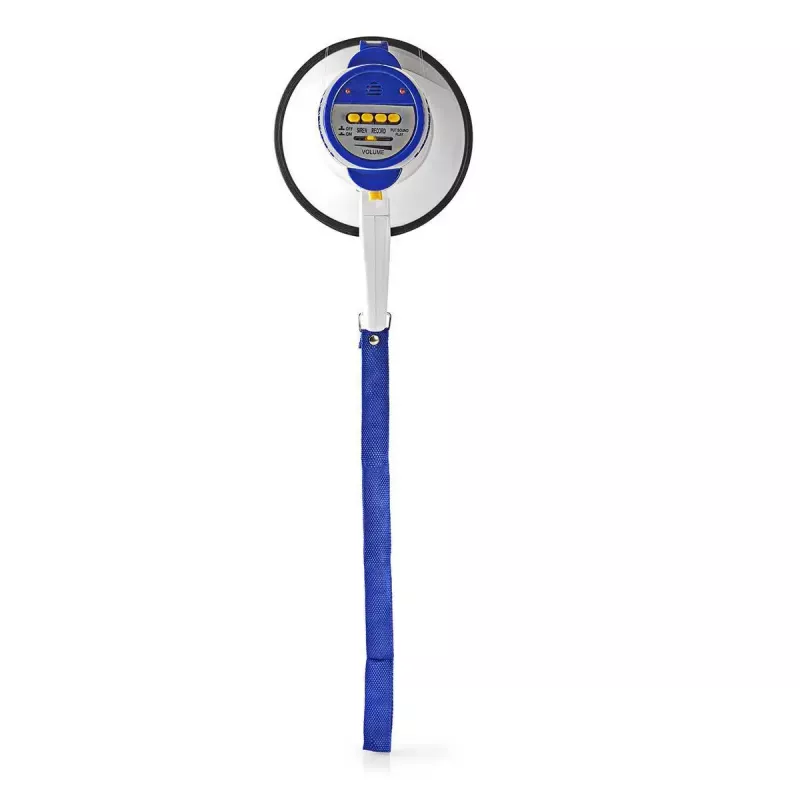 Megáfono Nedis MEPH150WT Blanco Azul 15 W 150 m de alcance