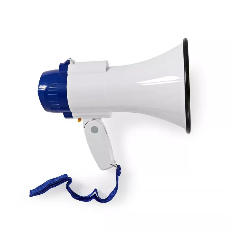 Megáfono Nedis MEPH150WT Blanco Azul 15 W 150 m de alcance
