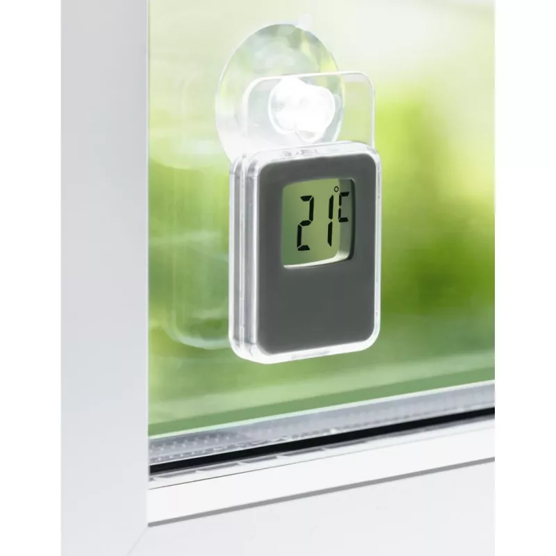 Hama 00186397 termómetro ambiente Termómetro ambiente electrónico Interior/Exterior Gris