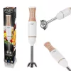 Batidora de mano Adler AD 4616 — batidora de mano, 500 W máx, 2 velocidades, cuchillas de acero inoxidable, blanca