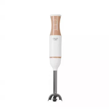 Batidora de mano Adler AD 4616 — batidora de mano, 500 W máx, 2 velocidades, cuchillas de acero inoxidable, blanca