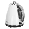 Adler AD 1343 hervidor eléctrico, 1,5 l, 1850 W, acero inoxidable, Strix, blanco