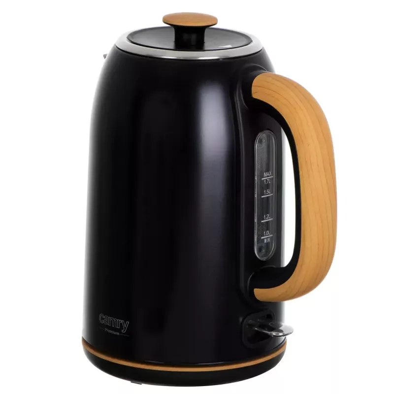 Hervidor de agua eléctrico Adler 1,7 L 2200 W negro