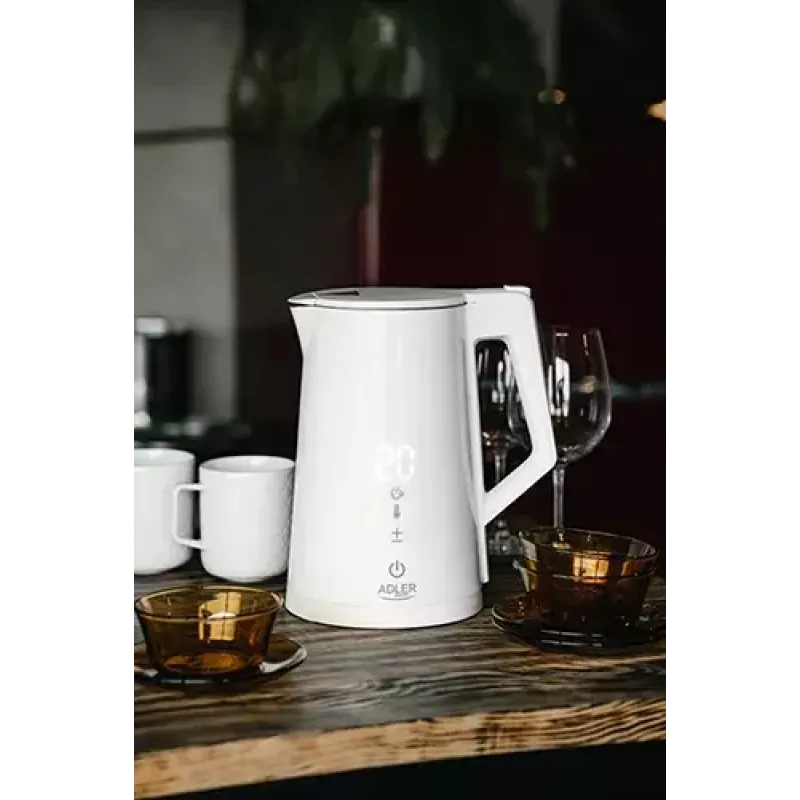 Hervidor de agua eléctrico Adler 1,7 l 1850 W blanco