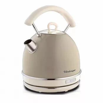 Hervidor de agua Ariete 2877 Vintage, 1,7 L, inalámbrico, beige, 1,7 L, 2000 W, beige, indicador de nivel de agua, inalámbrico, filtro