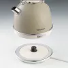 Hervidor de agua Ariete 2877 Vintage, 1,7 L, inalámbrico, beige, 1,7 L, 2000 W, beige, indicador de nivel de agua, inalámbrico, filtro