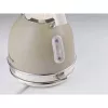 Hervidor de agua Ariete 2877 Vintage, 1,7 L, inalámbrico, beige, 1,7 L, 2000 W, beige, indicador de nivel de agua, inalámbrico, filtro