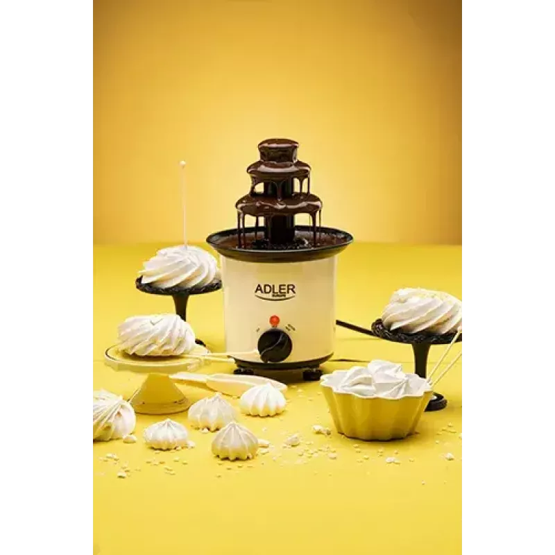 Fuente de chocolate Adler AD 4487 negro marrón blanco 30 W