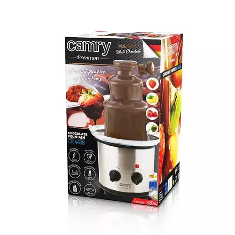 Fuente de chocolate Camry Premium CR 4488 acero inoxidable 320 W 650 ml