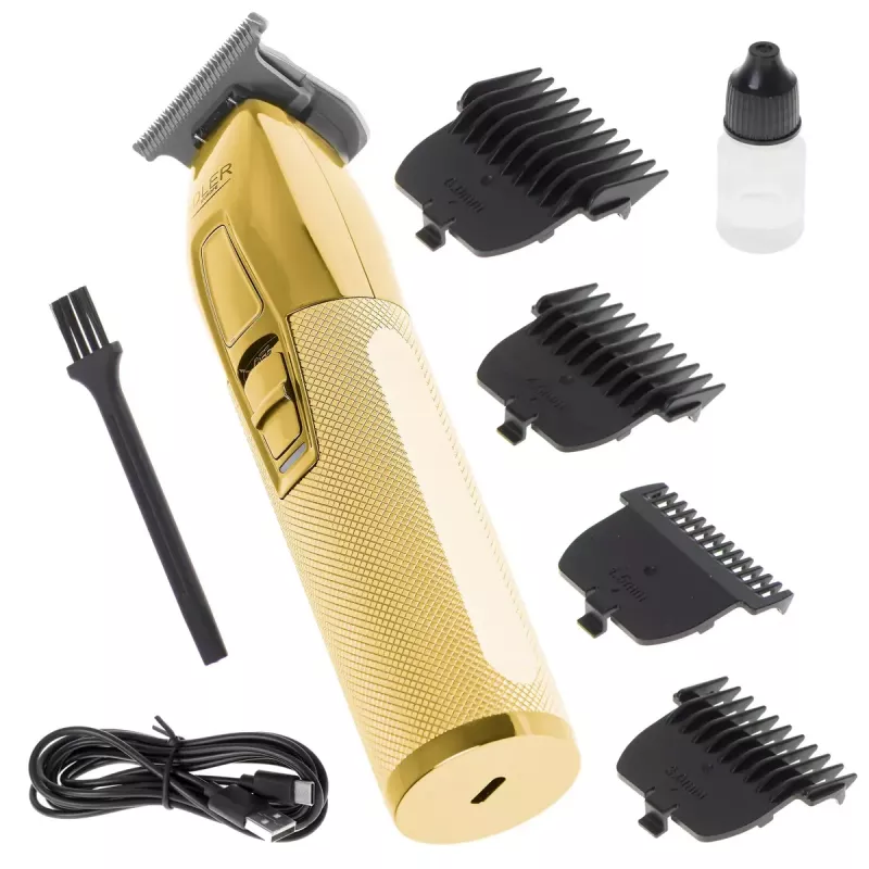 Recortadora de barba Adler AD 2836G batería 0,9 6 mm dorado