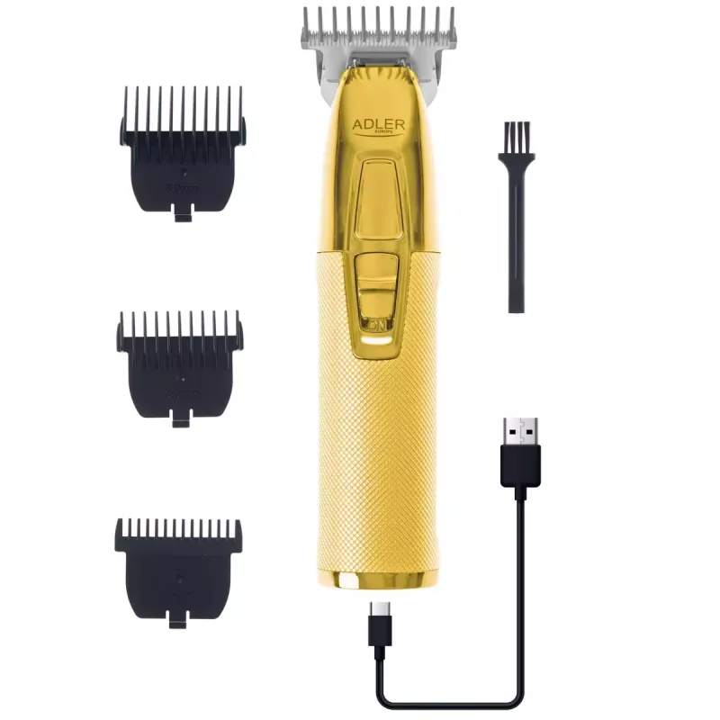 Recortadora de barba Adler AD 2836G batería 0,9 6 mm dorado
