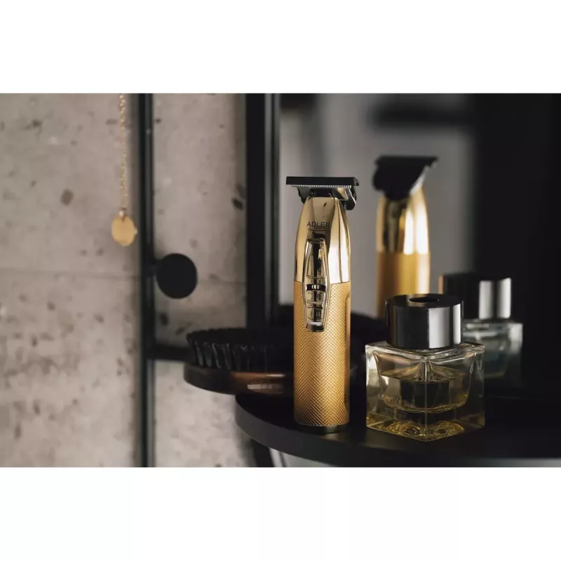 Recortadora de barba Adler AD 2836G batería 0,9 6 mm dorado