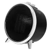 Calefactor de cerámica eléctrico Adler AD 7742 — 1500/750 W, de pie, 220–240 V, negro/plata