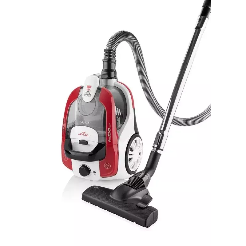 Aspirador sin bolsa ETA ETA051390000 — 700 W, 2,2 L, HEPA, 70 dB (blanco/rojo/negro)