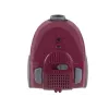 Aspirador LAFE 46412 — aspirador en seco, 800 W, tubo telescópico, radio de acción de 6 m, burdeos