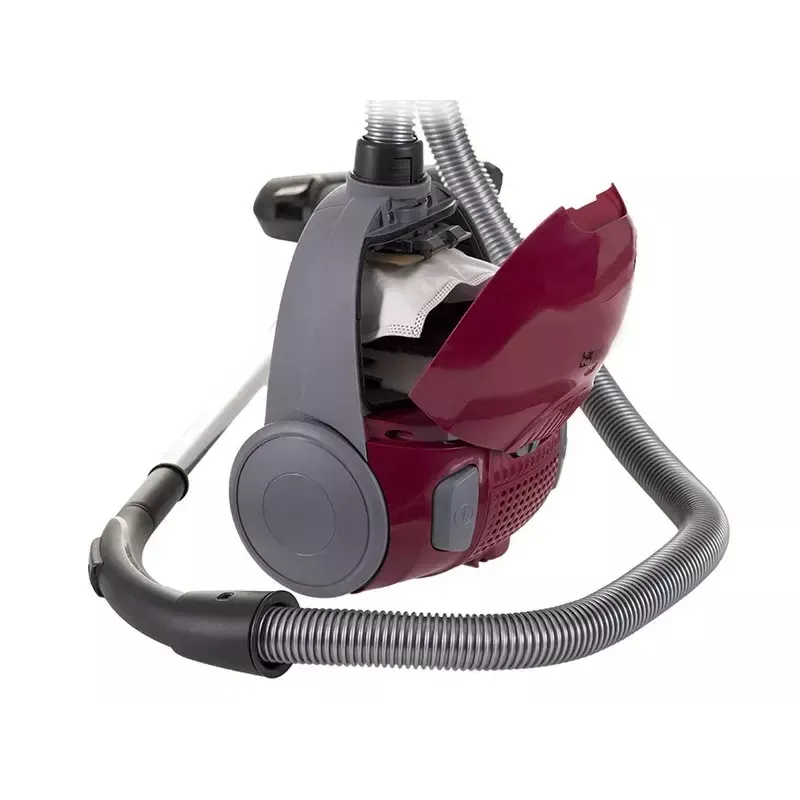 Aspirador LAFE 46412 — aspirador en seco, 800 W, tubo telescópico, radio de acción de 6 m, burdeos