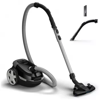 Aspirador de escoba Philips serie 3000 XD3112/09 — 900 W, 3 L bolsa, filtro HEPA, radio de acción de 9 m, boquilla TriActive