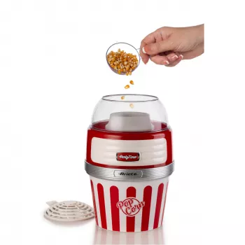 Máquina de palomitas Ariete 2957/00 rojo transparente blanco